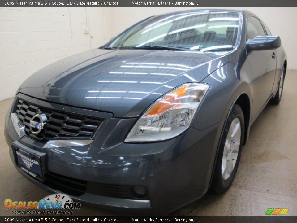 2009 Nissan Altima 2.5 S Coupe Dark Slate Metallic / Charcoal Photo #3
