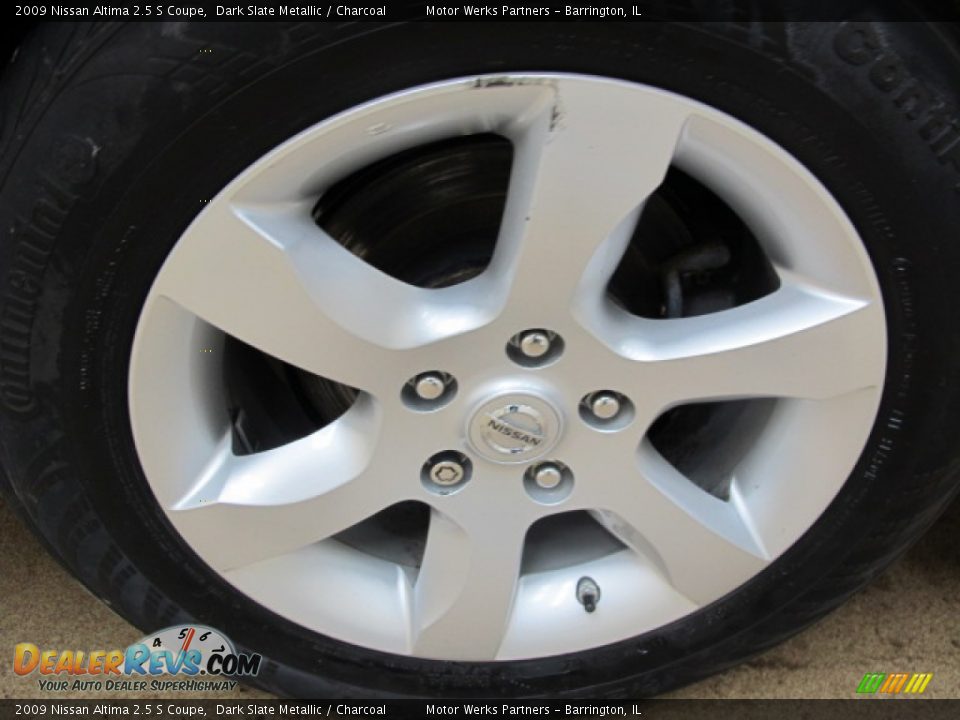 2009 Nissan Altima 2.5 S Coupe Dark Slate Metallic / Charcoal Photo #11