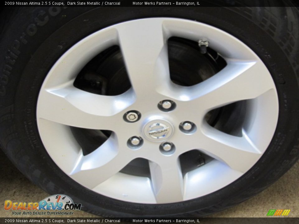 2009 Nissan Altima 2.5 S Coupe Dark Slate Metallic / Charcoal Photo #12