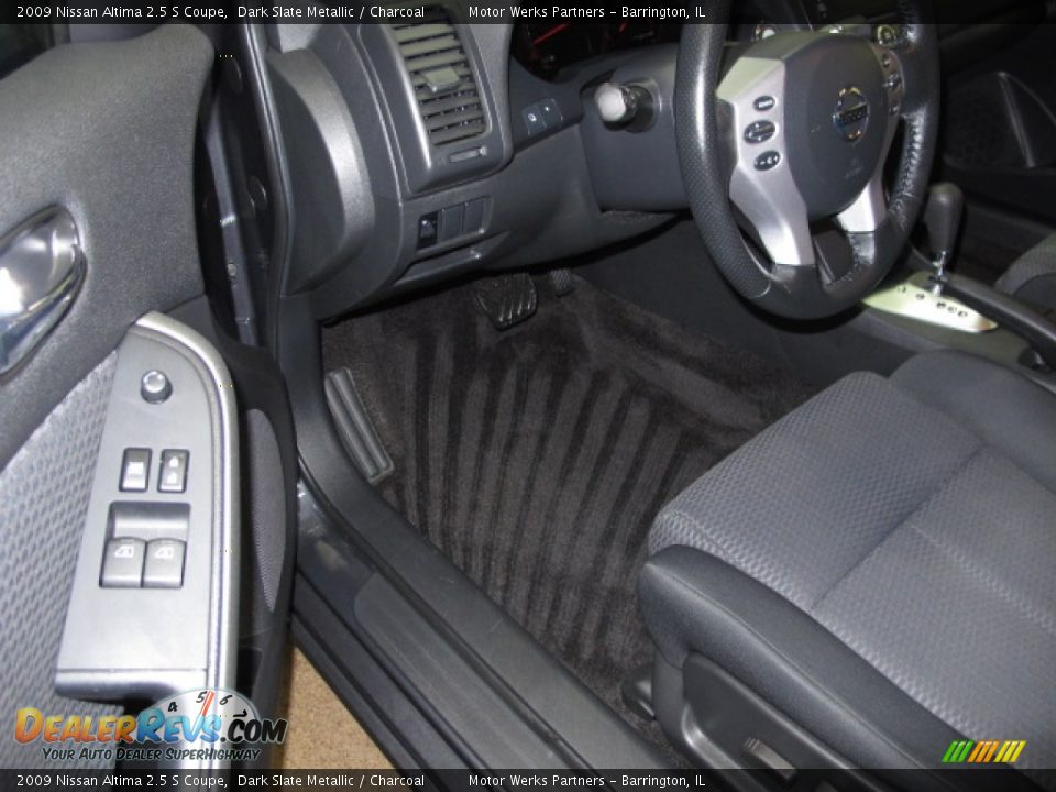 2009 Nissan Altima 2.5 S Coupe Dark Slate Metallic / Charcoal Photo #14