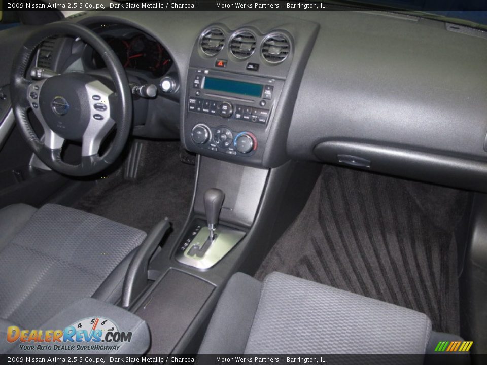 2009 Nissan Altima 2.5 S Coupe Dark Slate Metallic / Charcoal Photo #22