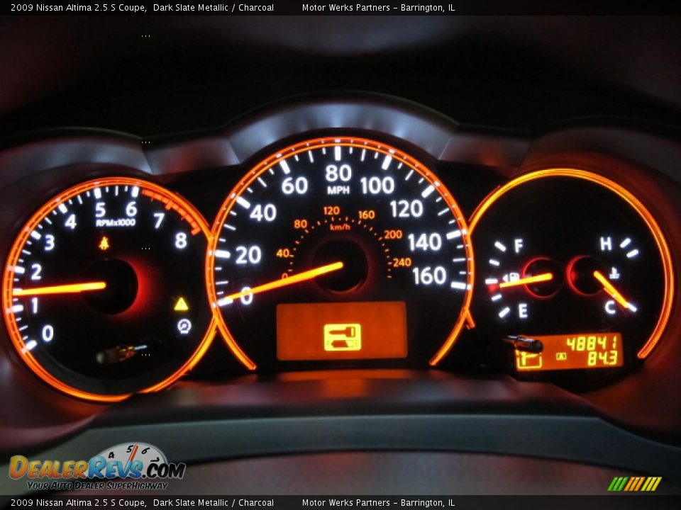 2009 Nissan Altima 2.5 S Coupe Gauges Photo #23