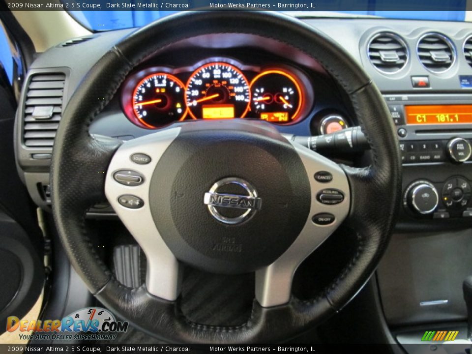2009 Nissan Altima 2.5 S Coupe Steering Wheel Photo #27