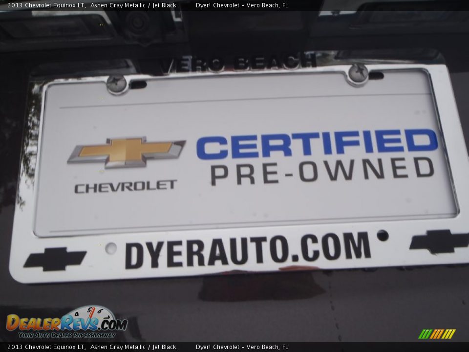 2013 Chevrolet Equinox LT Ashen Gray Metallic / Jet Black Photo #5