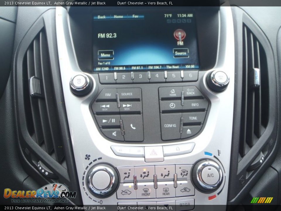 2013 Chevrolet Equinox LT Ashen Gray Metallic / Jet Black Photo #17