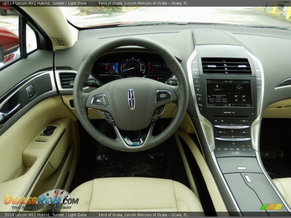 Dashboard of 2014 Lincoln MKZ Hybrid Photo #9