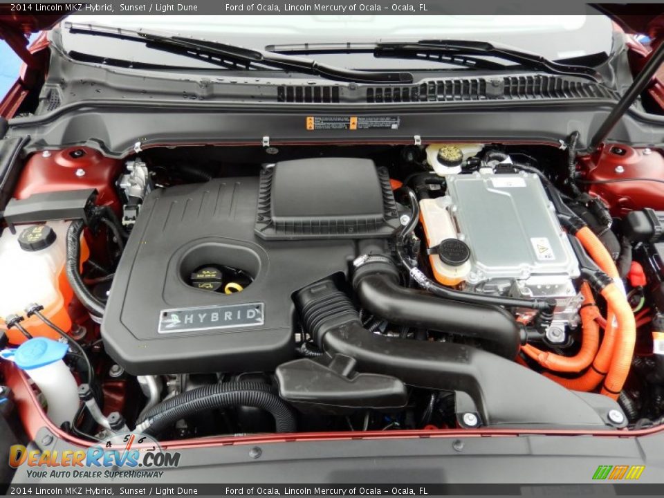2014 Lincoln MKZ Hybrid 2.0 Liter Atkinson-Cycle DOHC 16-Valve iVCT 4 Cylinder Gasoline/Electric Hybrid Engine Photo #12