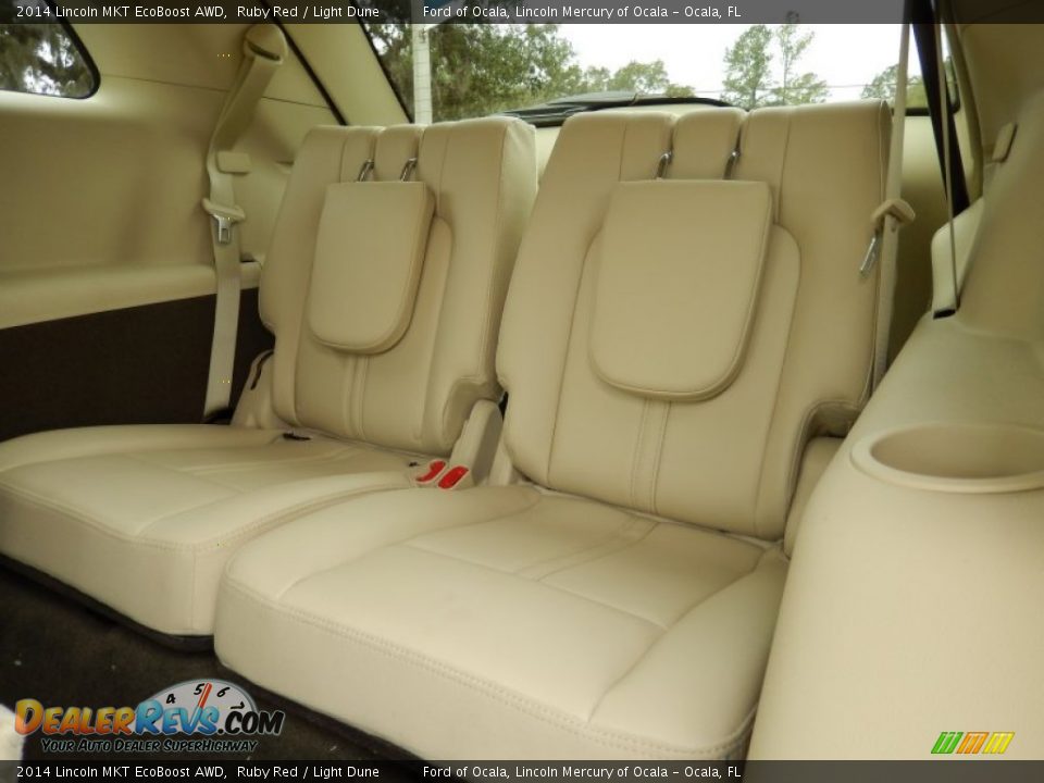 Rear Seat of 2014 Lincoln MKT EcoBoost AWD Photo #8