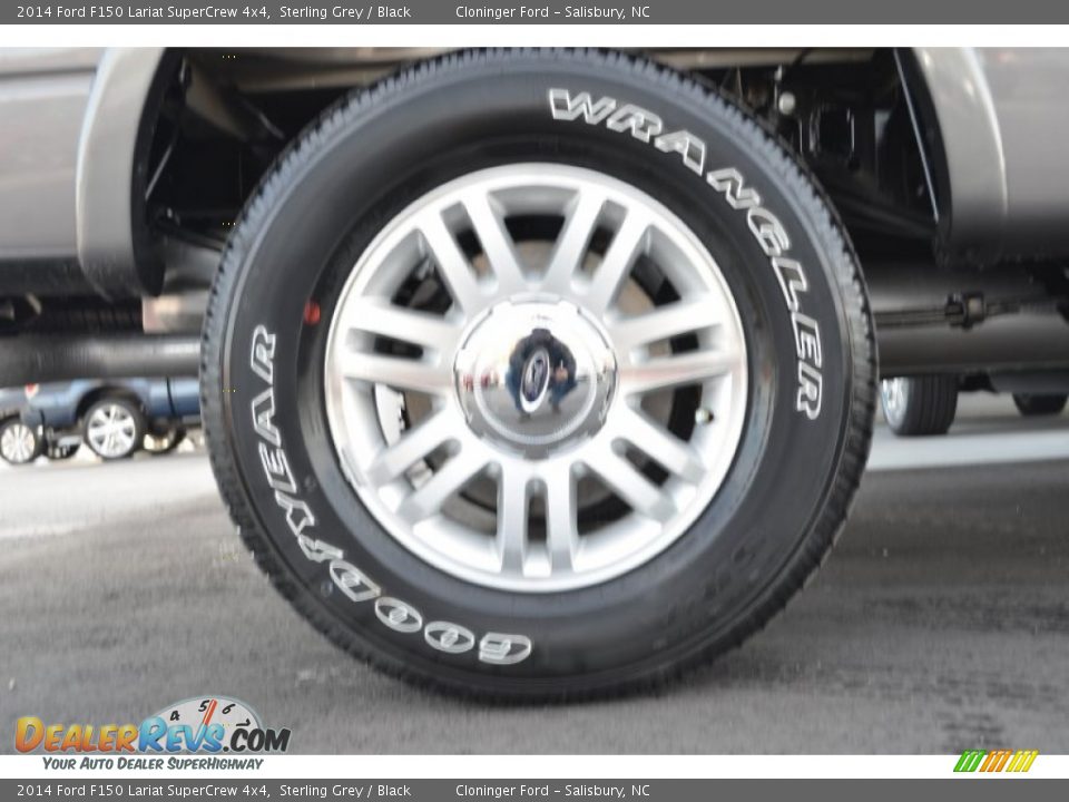 2014 Ford F150 Lariat SuperCrew 4x4 Sterling Grey / Black Photo #11