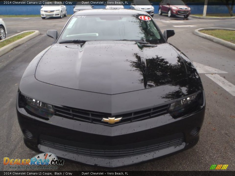 2014 Chevrolet Camaro LS Coupe Black / Gray Photo #2