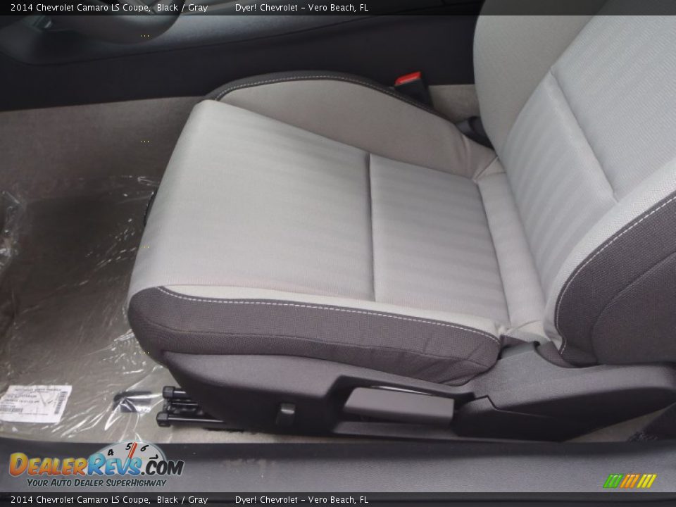 2014 Chevrolet Camaro LS Coupe Black / Gray Photo #11