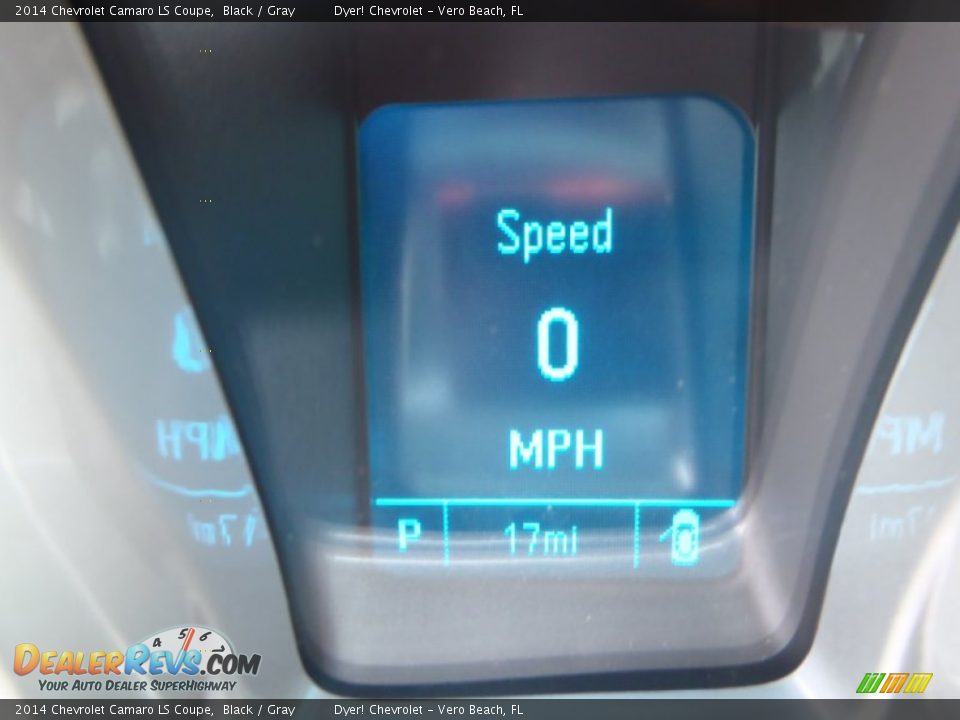 2014 Chevrolet Camaro LS Coupe Black / Gray Photo #13