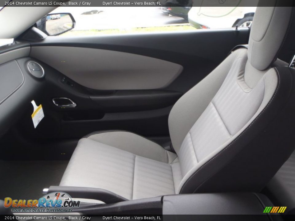 2014 Chevrolet Camaro LS Coupe Black / Gray Photo #15