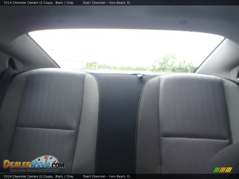 2014 Chevrolet Camaro LS Coupe Black / Gray Photo #16