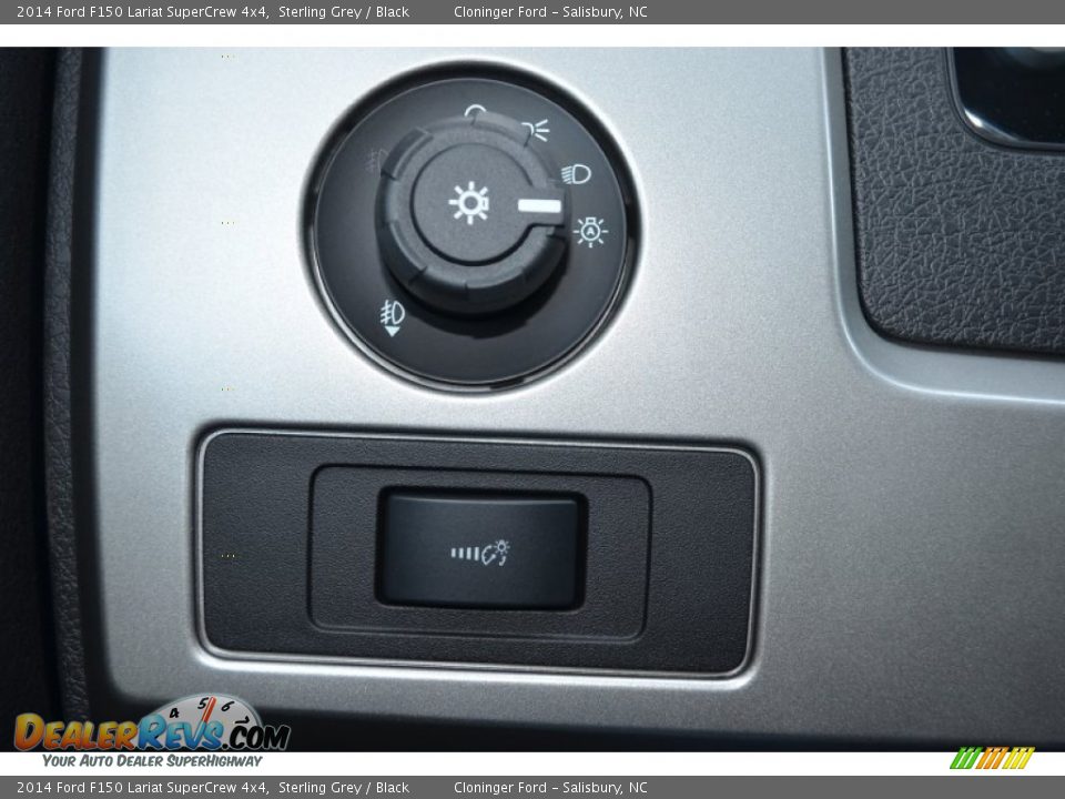 2014 Ford F150 Lariat SuperCrew 4x4 Sterling Grey / Black Photo #28
