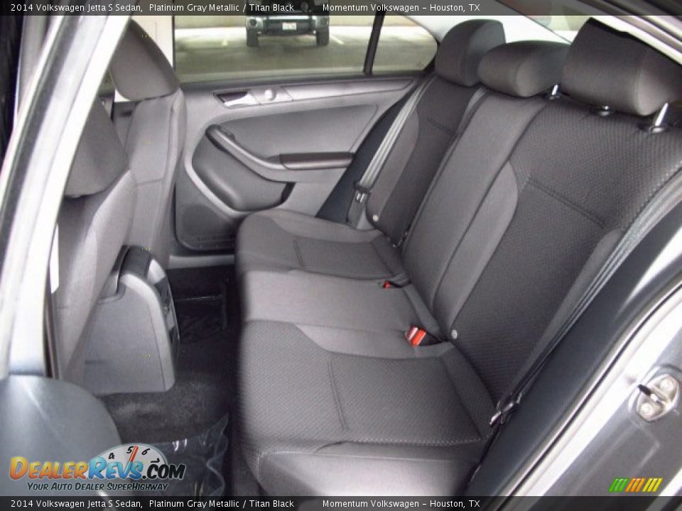 2014 Volkswagen Jetta S Sedan Platinum Gray Metallic / Titan Black Photo #12