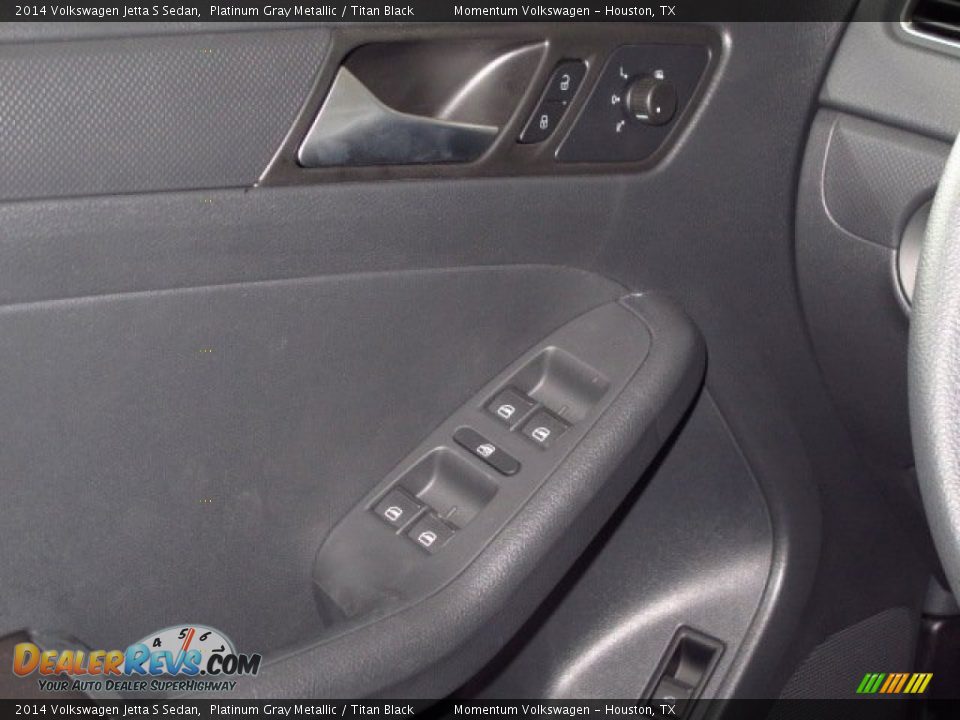 2014 Volkswagen Jetta S Sedan Platinum Gray Metallic / Titan Black Photo #15