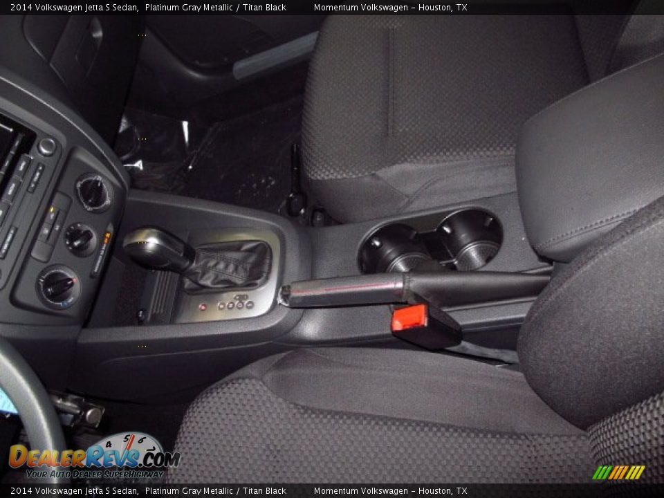 2014 Volkswagen Jetta S Sedan Platinum Gray Metallic / Titan Black Photo #16