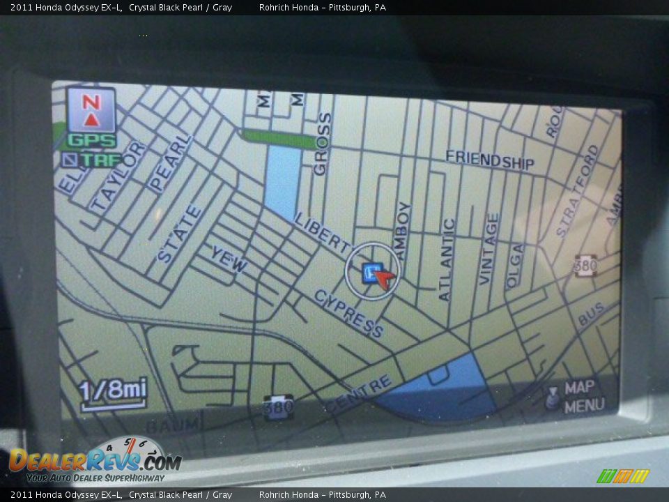 2011 Honda Odyssey EX-L Crystal Black Pearl / Gray Photo #7