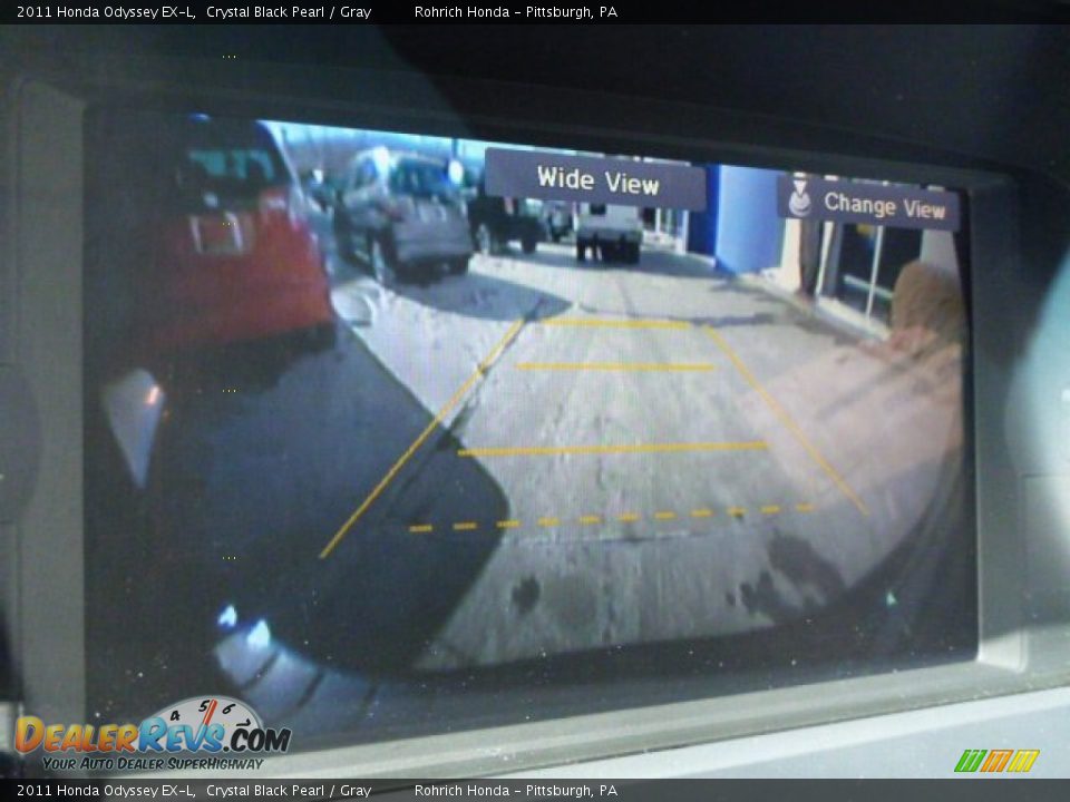 2011 Honda Odyssey EX-L Crystal Black Pearl / Gray Photo #22