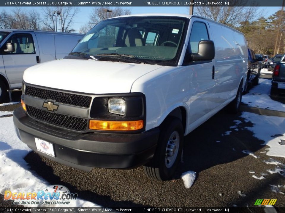 2014 Chevrolet Express 2500 Cargo WT Summit White / Medium Pewter Photo #1