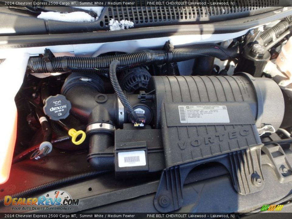 2014 Chevrolet Express 2500 Cargo WT Summit White / Medium Pewter Photo #4