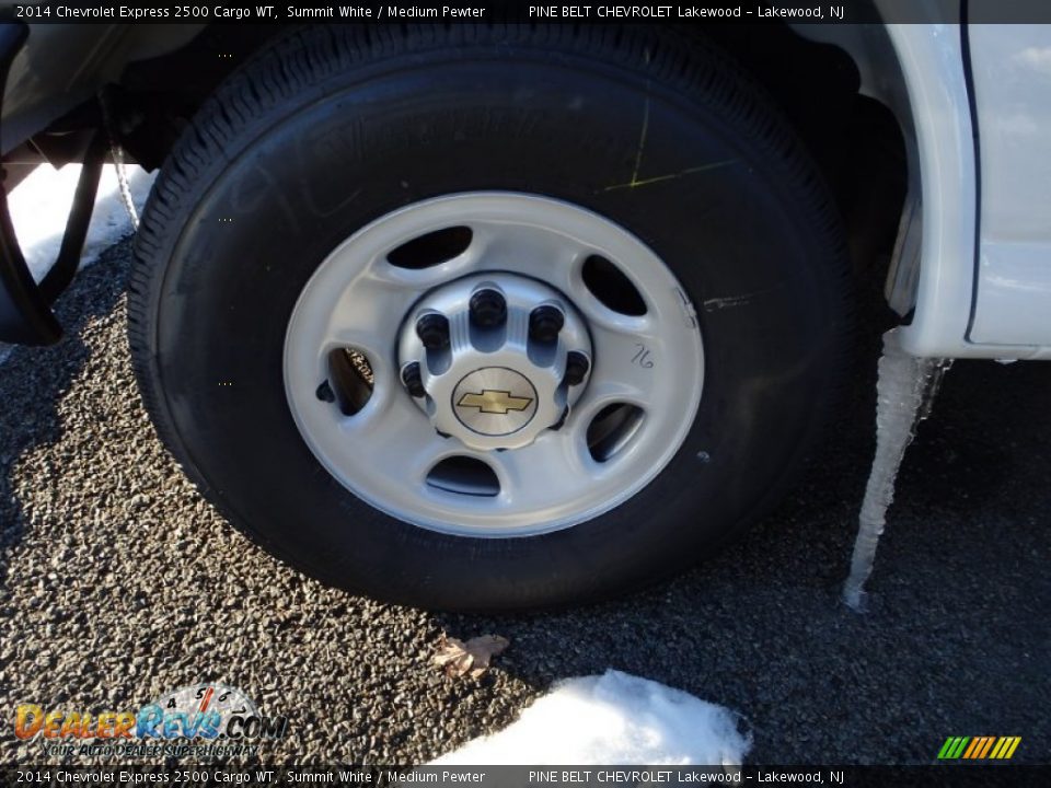 2014 Chevrolet Express 2500 Cargo WT Summit White / Medium Pewter Photo #9