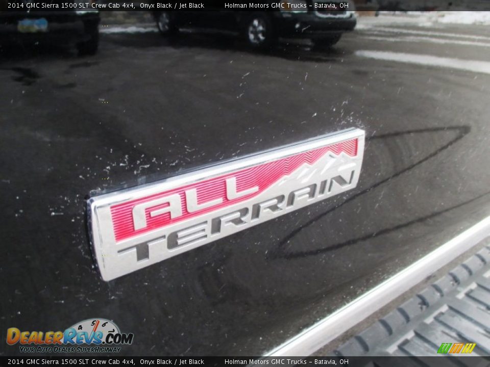 2014 GMC Sierra 1500 SLT Crew Cab 4x4 Onyx Black / Jet Black Photo #5