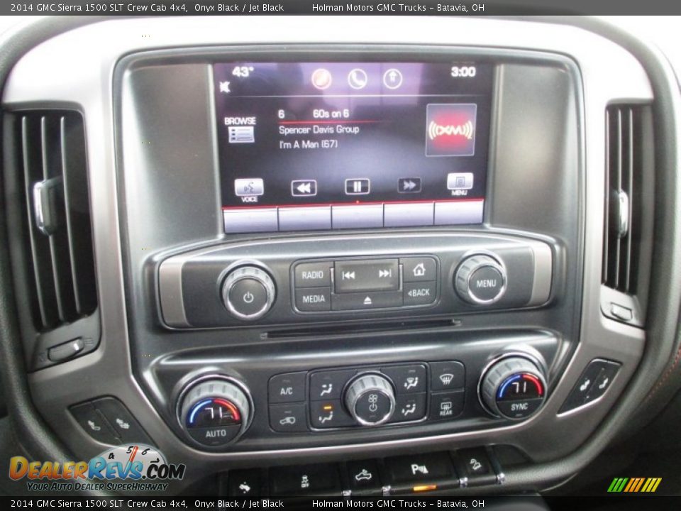 2014 GMC Sierra 1500 SLT Crew Cab 4x4 Onyx Black / Jet Black Photo #8