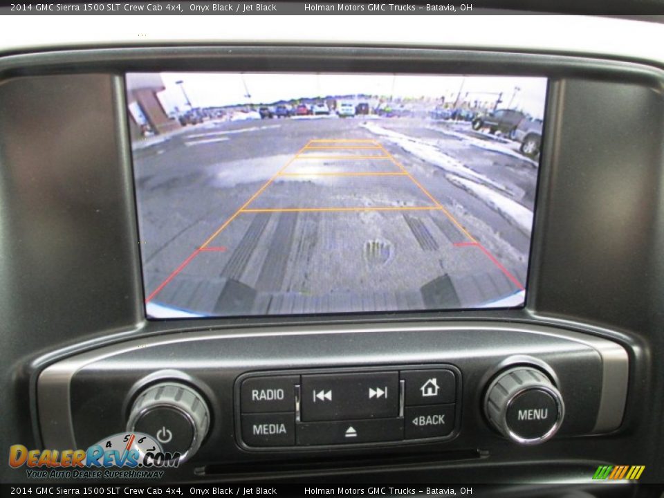 2014 GMC Sierra 1500 SLT Crew Cab 4x4 Onyx Black / Jet Black Photo #11