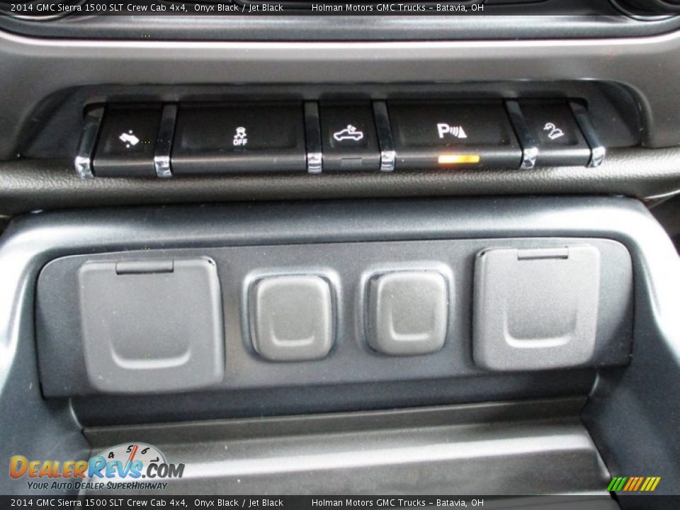 2014 GMC Sierra 1500 SLT Crew Cab 4x4 Onyx Black / Jet Black Photo #14