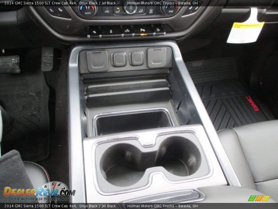 2014 GMC Sierra 1500 SLT Crew Cab 4x4 Onyx Black / Jet Black Photo #16