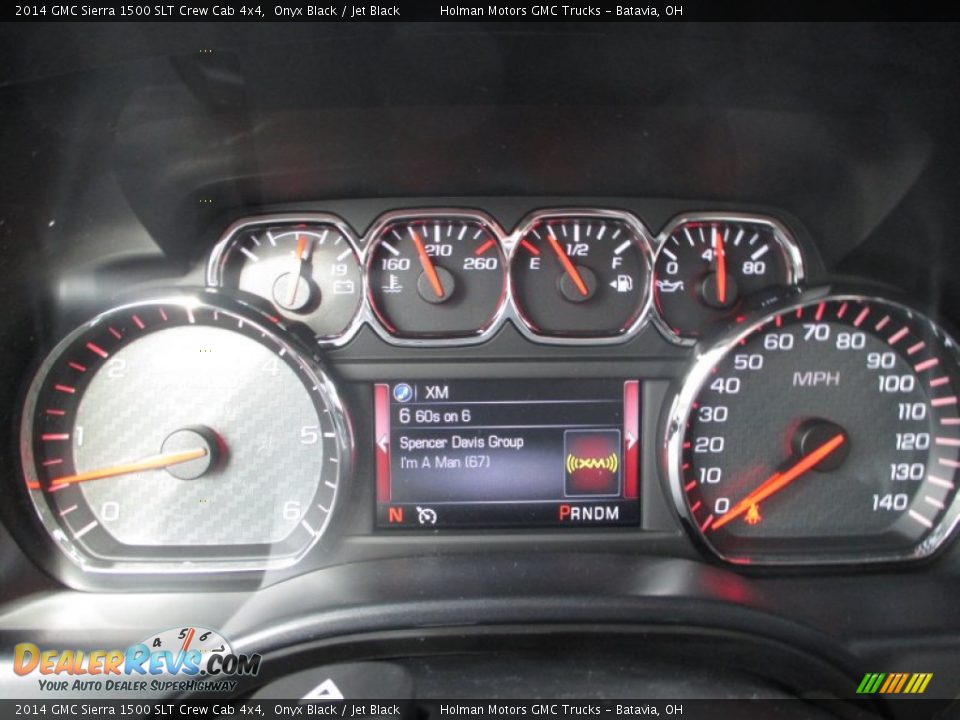 2014 GMC Sierra 1500 SLT Crew Cab 4x4 Onyx Black / Jet Black Photo #21