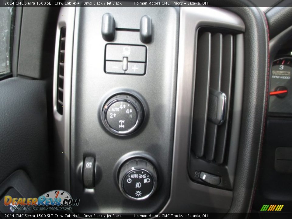 2014 GMC Sierra 1500 SLT Crew Cab 4x4 Onyx Black / Jet Black Photo #23