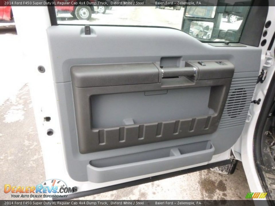 Door Panel of 2014 Ford F450 Super Duty XL Regular Cab 4x4 Dump Truck Photo #12