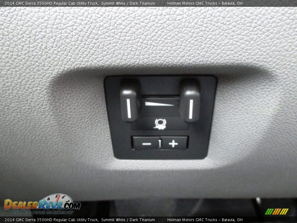 2014 GMC Sierra 3500HD Regular Cab Utility Truck Summit White / Dark Titanium Photo #9