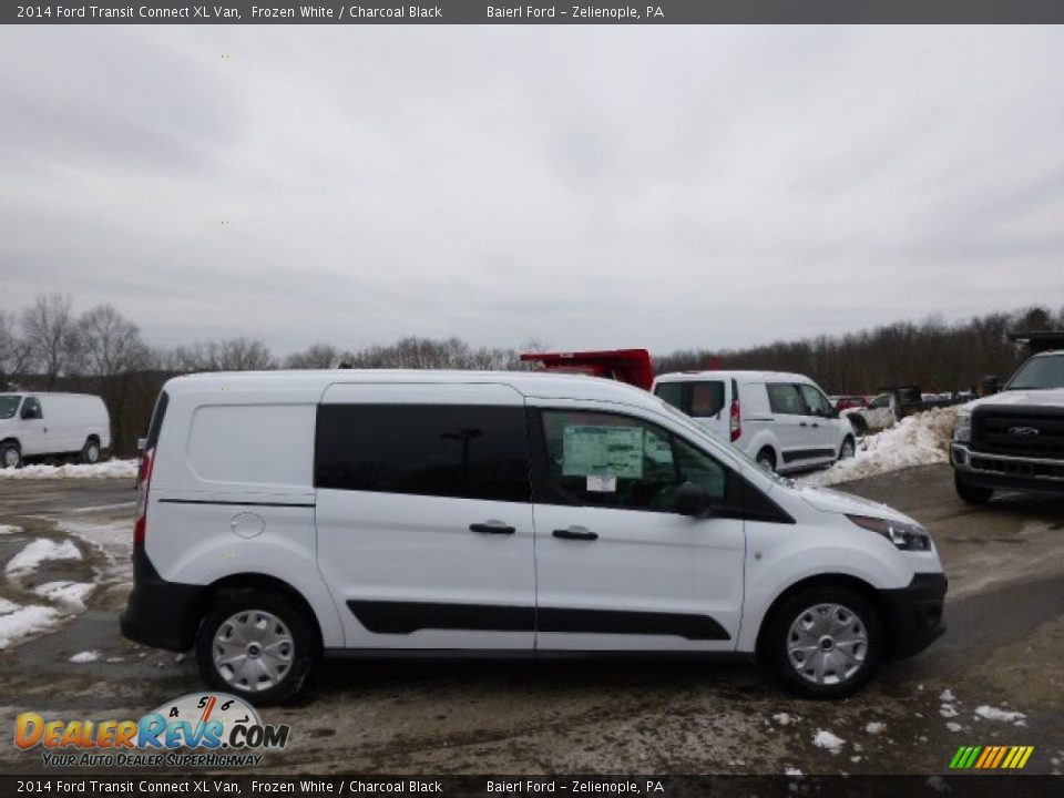 2014 Ford Transit Connect XL Van Frozen White / Charcoal Black Photo #1