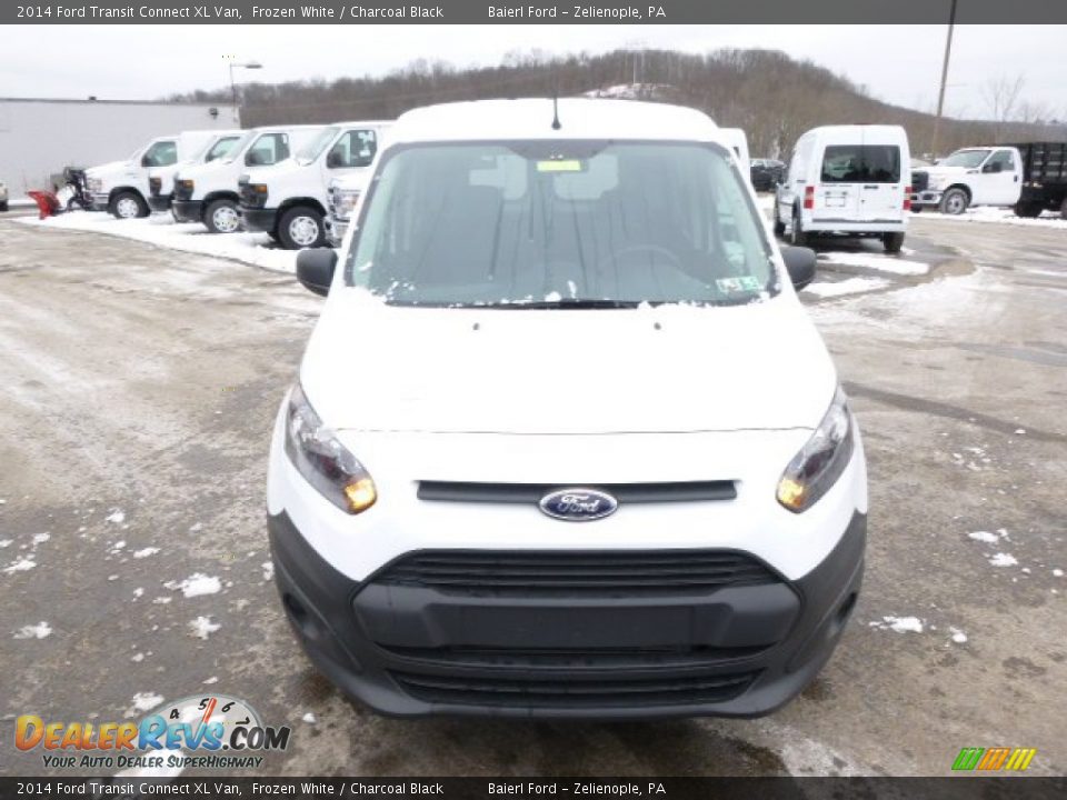 2014 Ford Transit Connect XL Van Frozen White / Charcoal Black Photo #3