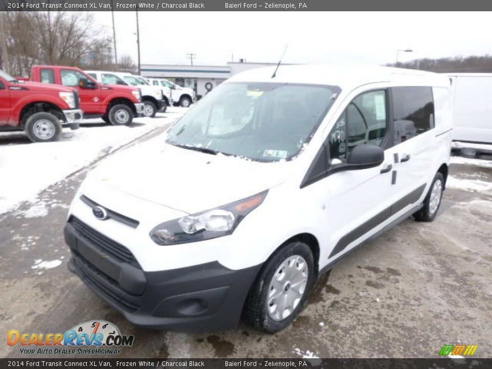 2014 Ford Transit Connect XL Van Frozen White / Charcoal Black Photo #4