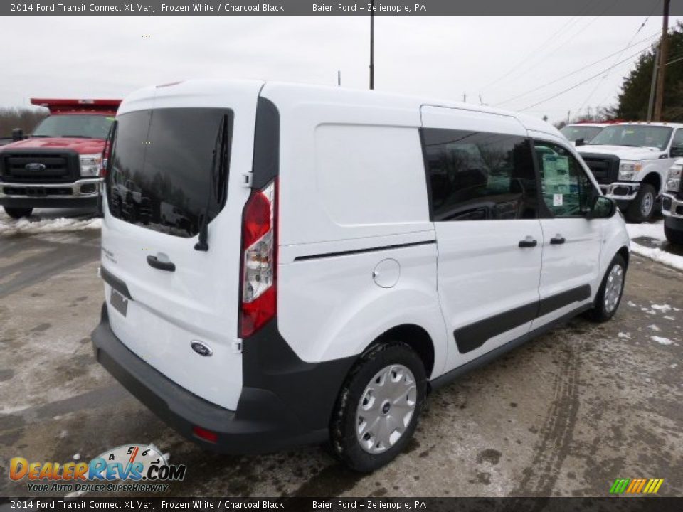 2014 Ford Transit Connect XL Van Frozen White / Charcoal Black Photo #8
