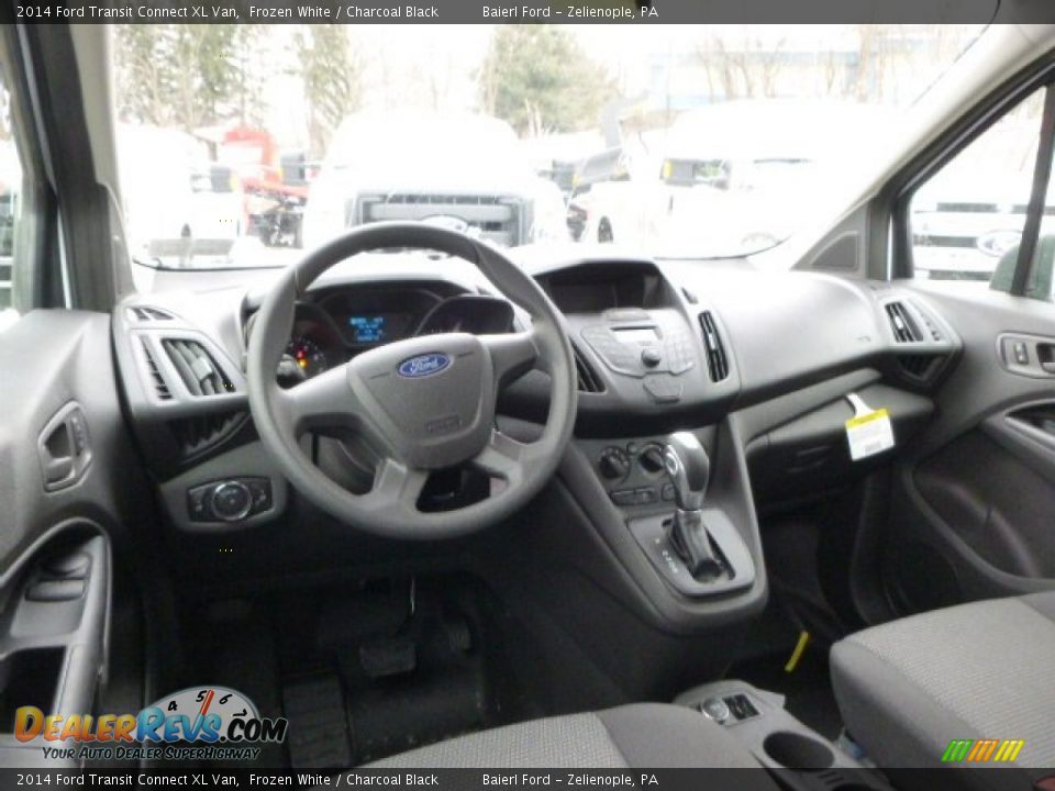 2014 Ford Transit Connect XL Van Frozen White / Charcoal Black Photo #13