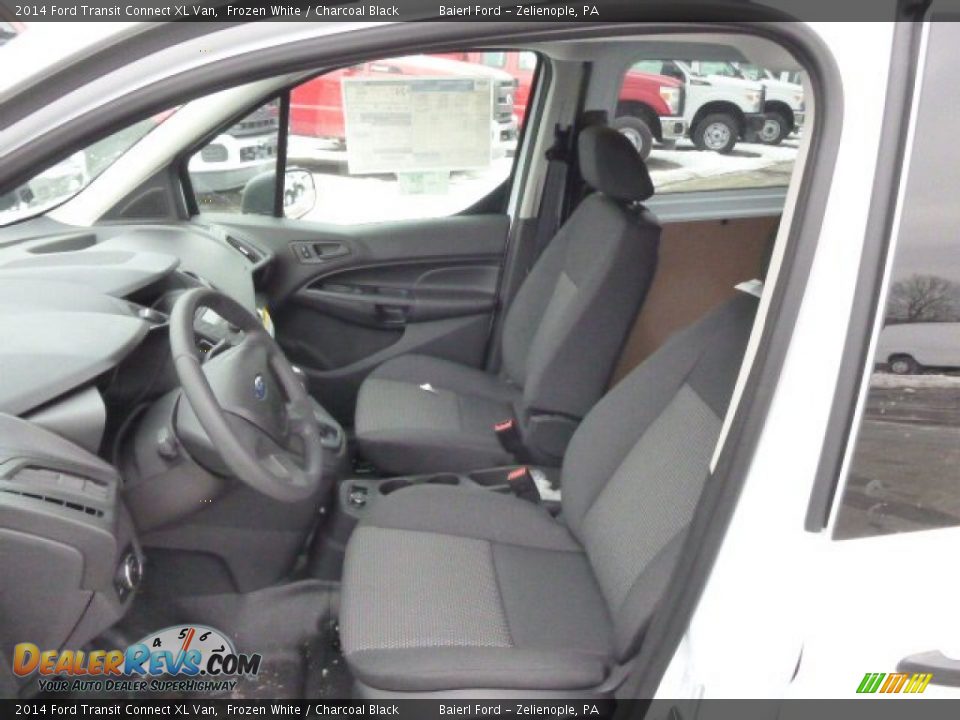 2014 Ford Transit Connect XL Van Frozen White / Charcoal Black Photo #14