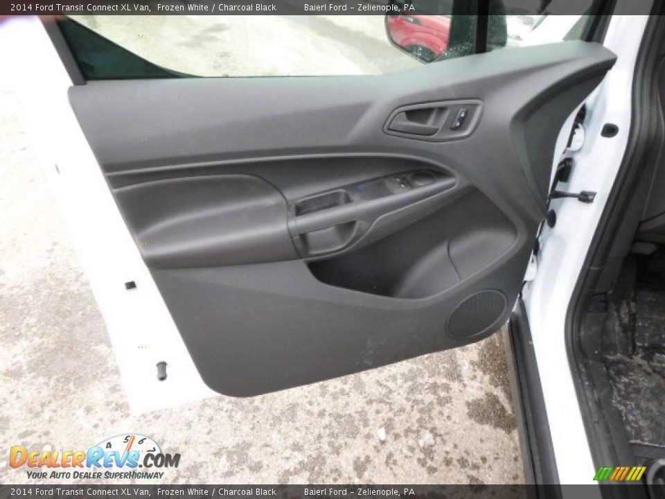 2014 Ford Transit Connect XL Van Frozen White / Charcoal Black Photo #15