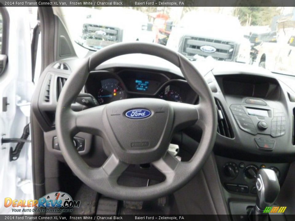 2014 Ford Transit Connect XL Van Frozen White / Charcoal Black Photo #18