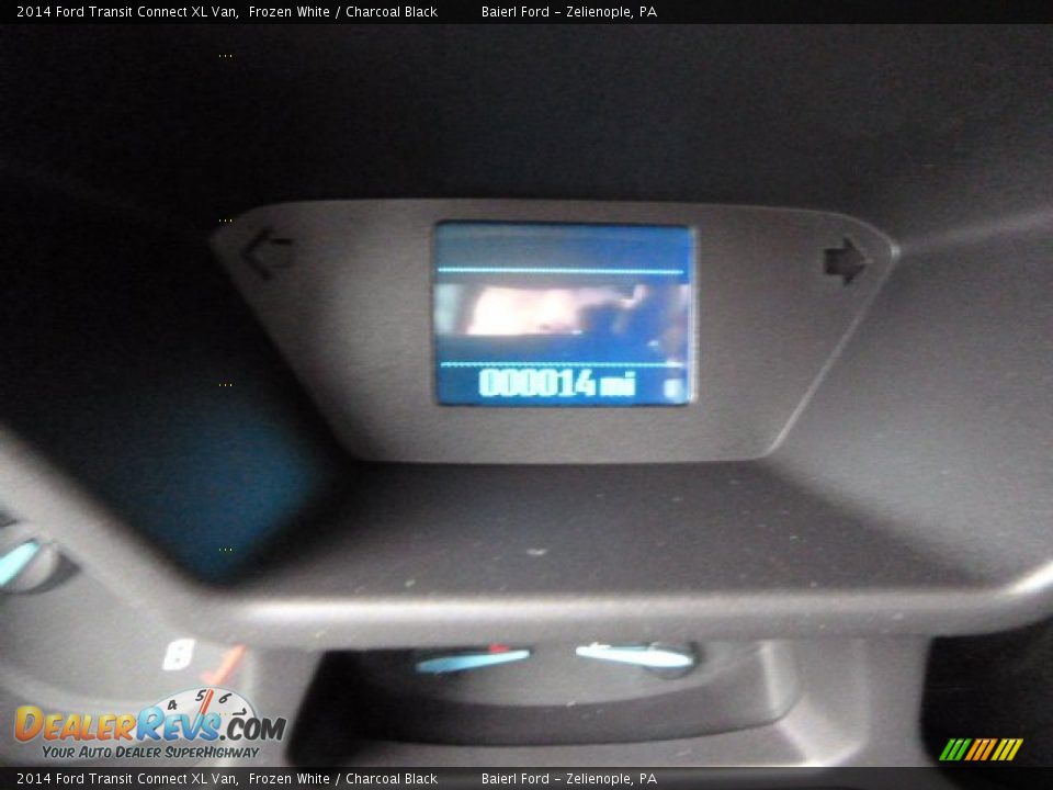 2014 Ford Transit Connect XL Van Frozen White / Charcoal Black Photo #19