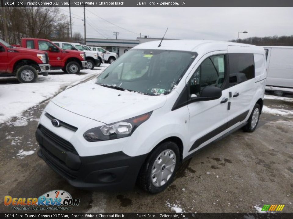 2014 Ford Transit Connect XLT Van Frozen White / Charcoal Black Photo #4