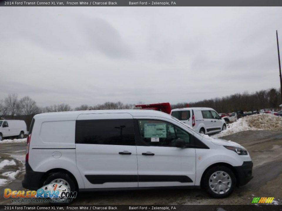 2014 Ford Transit Connect XL Van Frozen White / Charcoal Black Photo #1