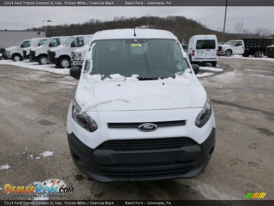 2014 Ford Transit Connect XL Van Frozen White / Charcoal Black Photo #3