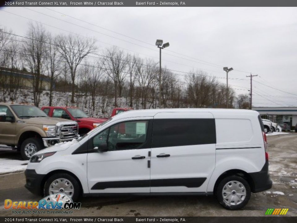 2014 Ford Transit Connect XL Van Frozen White / Charcoal Black Photo #5