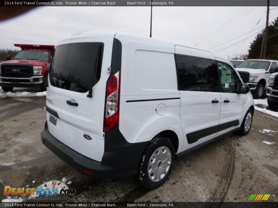 2014 Ford Transit Connect XL Van Frozen White / Charcoal Black Photo #8